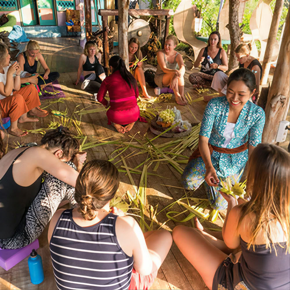 Balinese offerceremonie-workshop