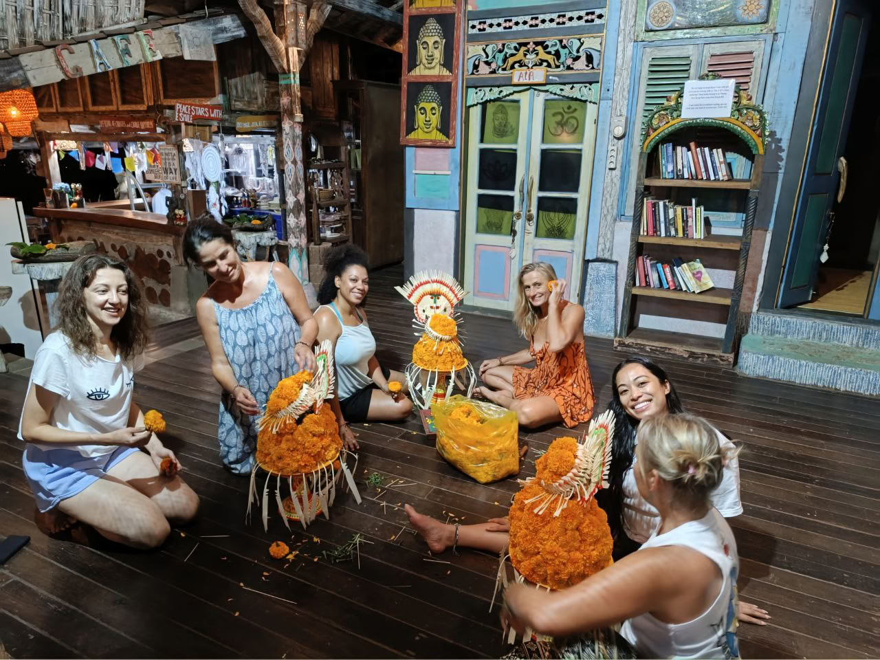 Balinese offerceremonie-workshop