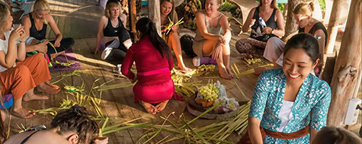 Balinese offerceremonie-workshop