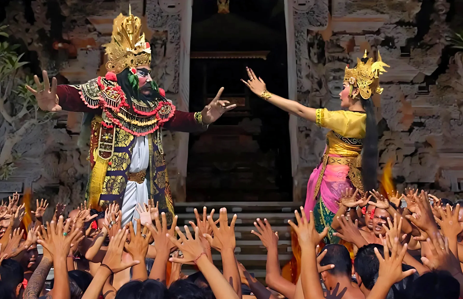 Vuurdans in de tempel