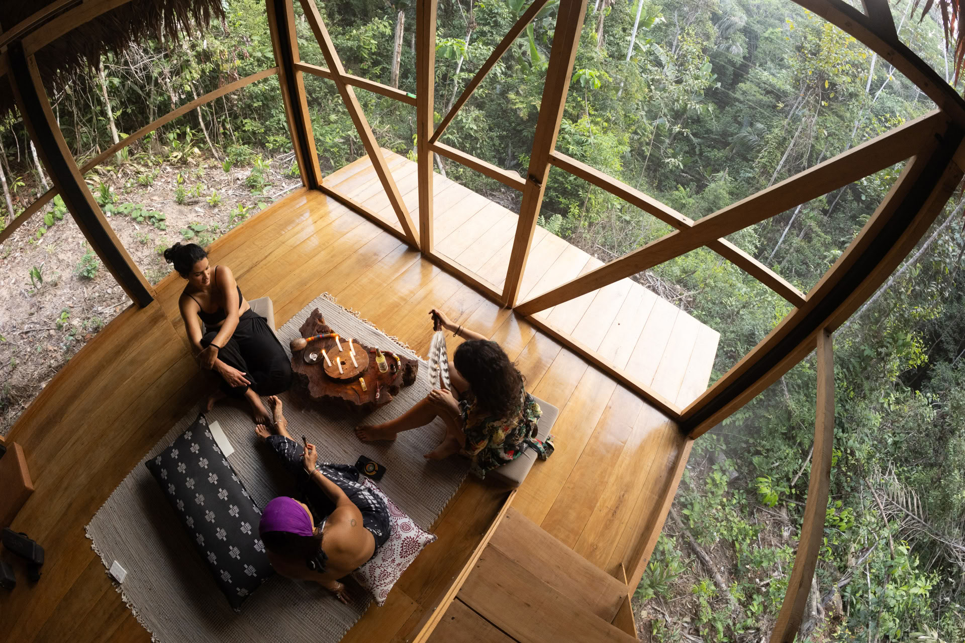 Open ayahuasca-retreat bij Psychonauta Tribe