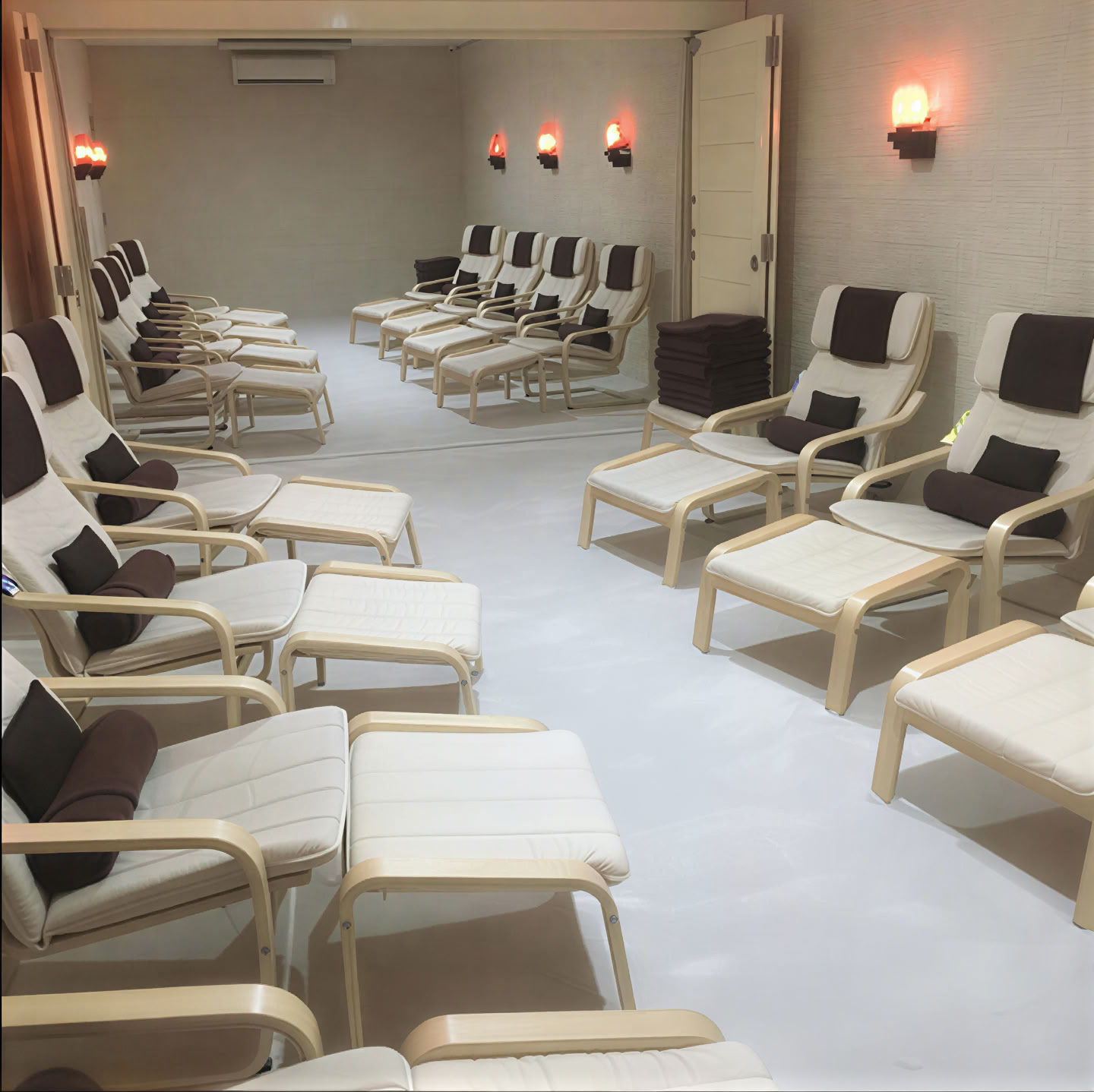 Zouttherapiesessie