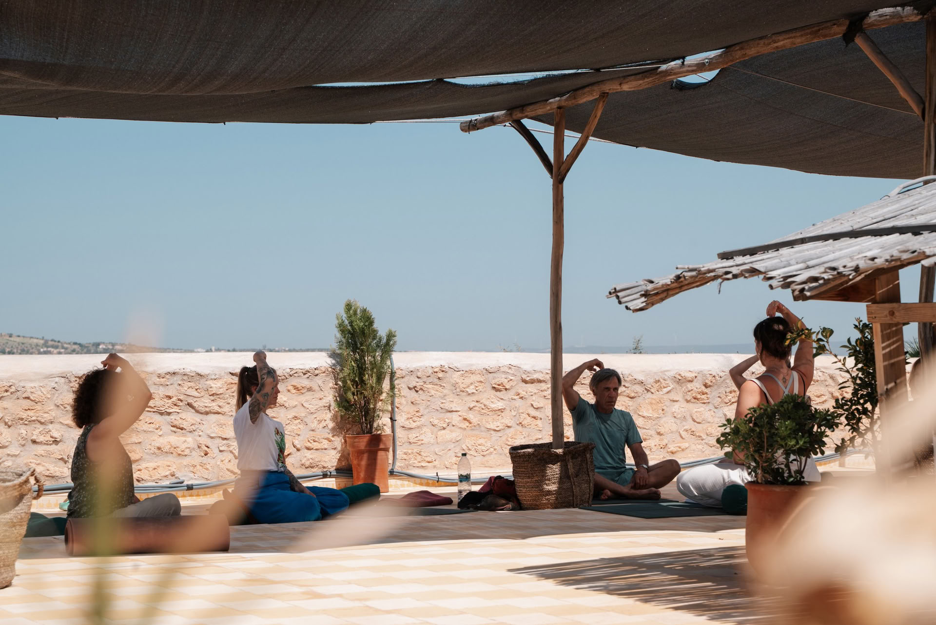Kook- en yogaretreat