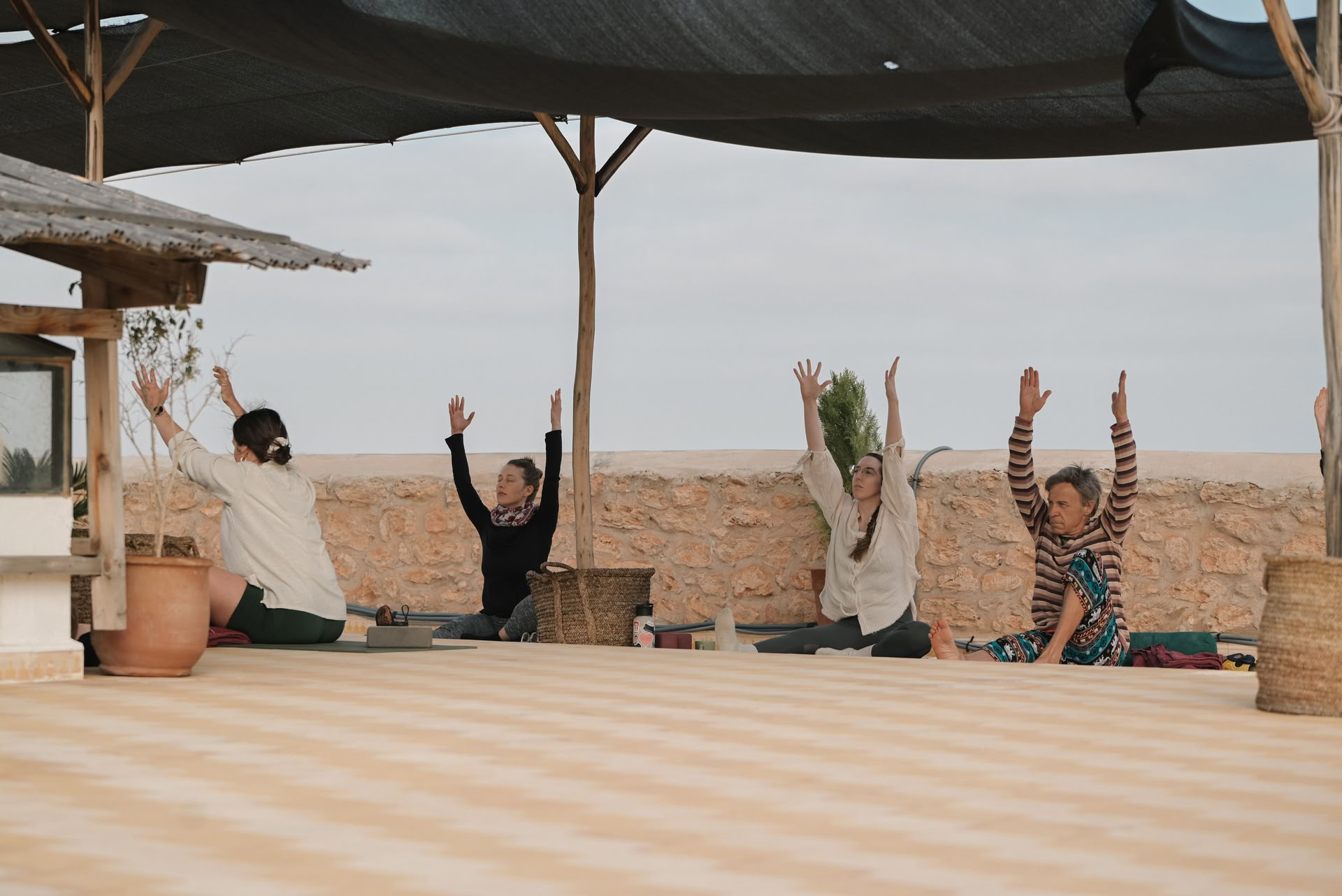 Kook- en yogaretreat