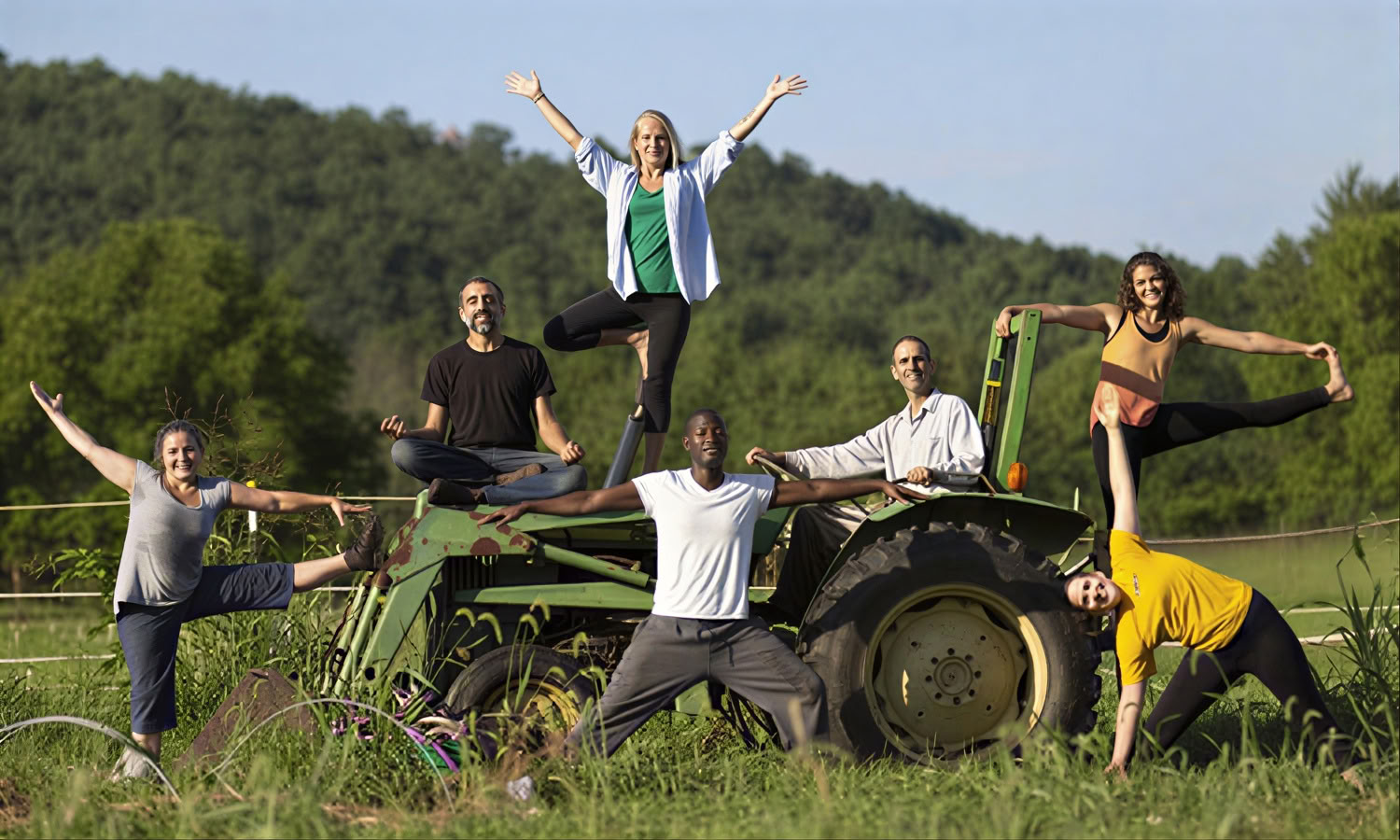 Ashram Yoga-beoefenaar