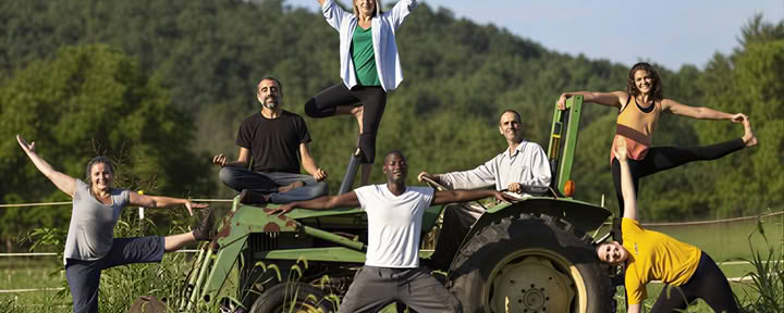 Ashram Yoga-beoefenaar