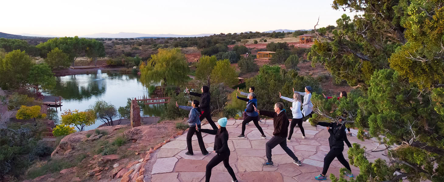 Zelfbekrachtigende Qigong-retreat