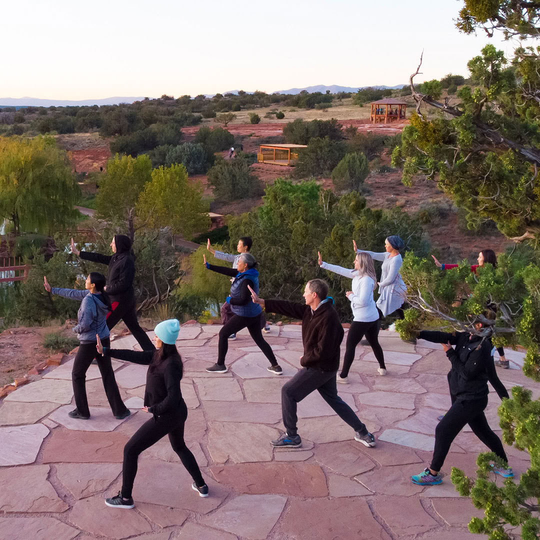 Zelfbekrachtigende Qigong-retreat
