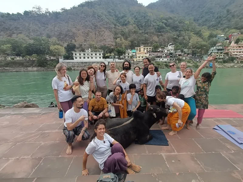 100-uurs yogadocententraining in Rishikesh, India