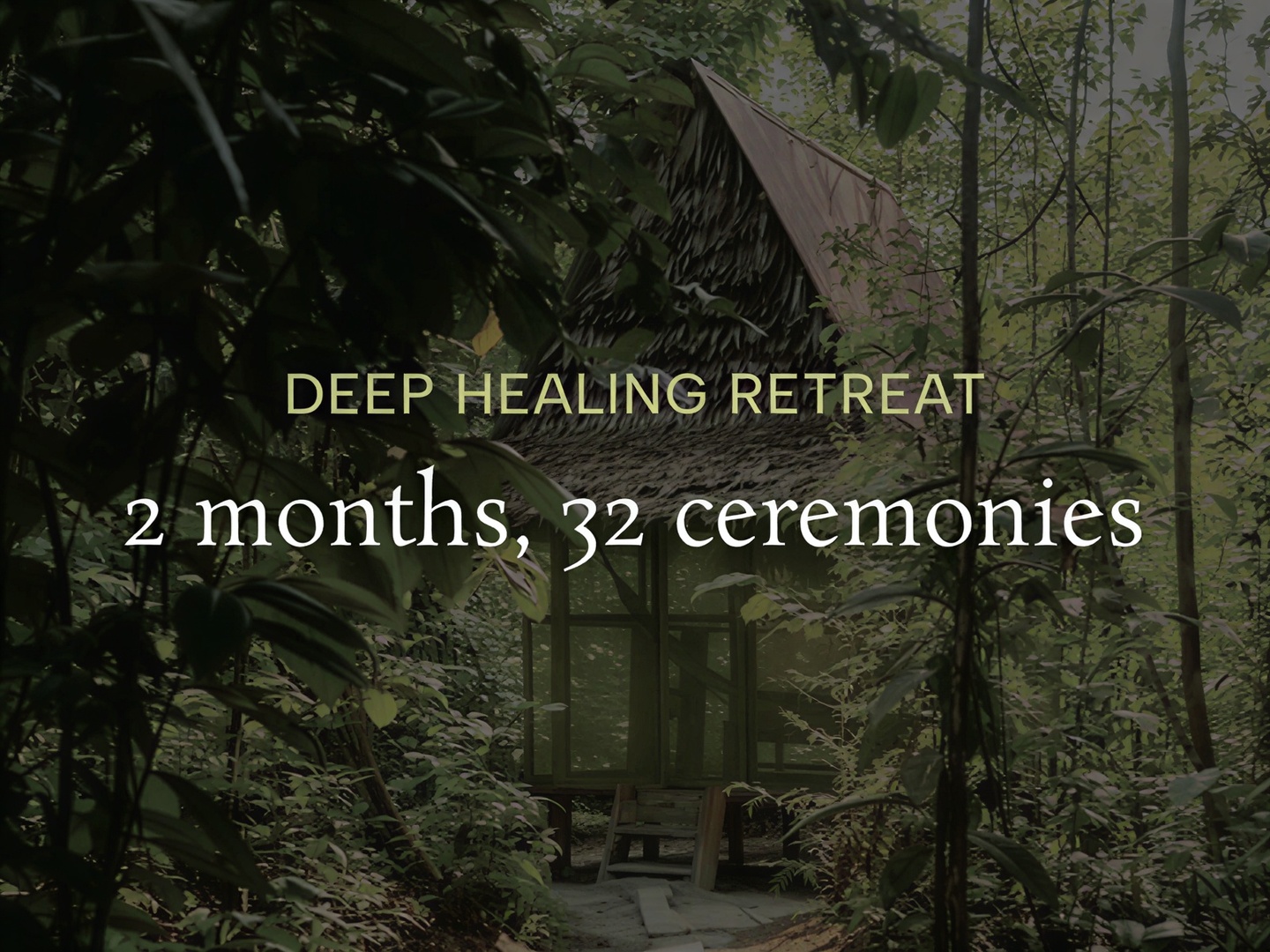 Diep Helend Retreat (2 maanden)