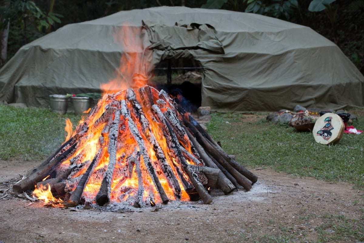 Zweetlodgeceremonie