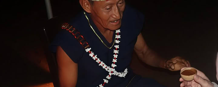 Ayahuasca-ceremonie in Ecuador