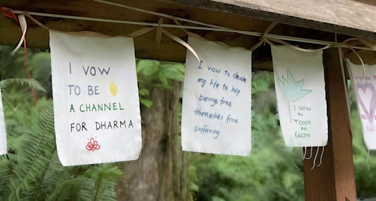 Thee voor nieuwe leden bij Great Vow Zen Monastery