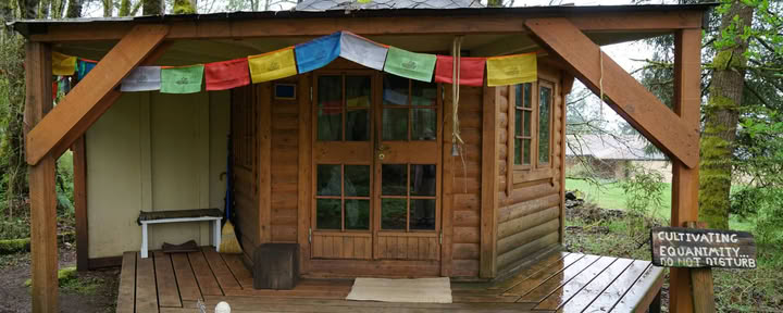 Aanvraag voor retraitehut