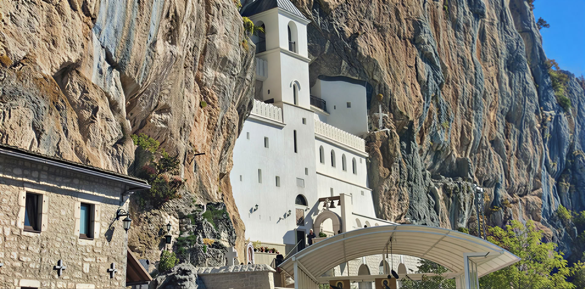 Privérondleiding door het klooster in Montenegro