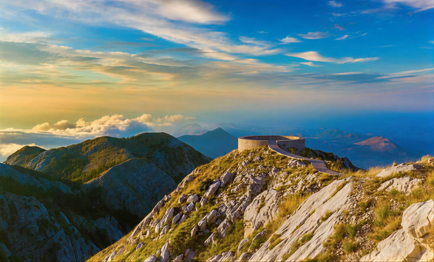 Privérondleiding door het klooster in Montenegro