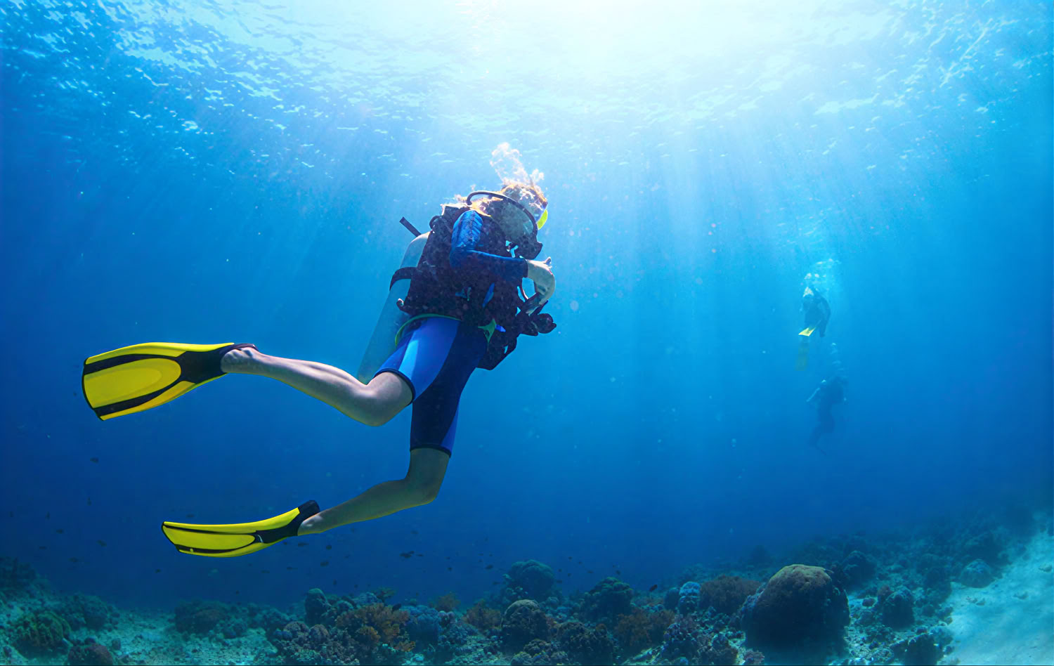 Gevorderde Open Water-duiker