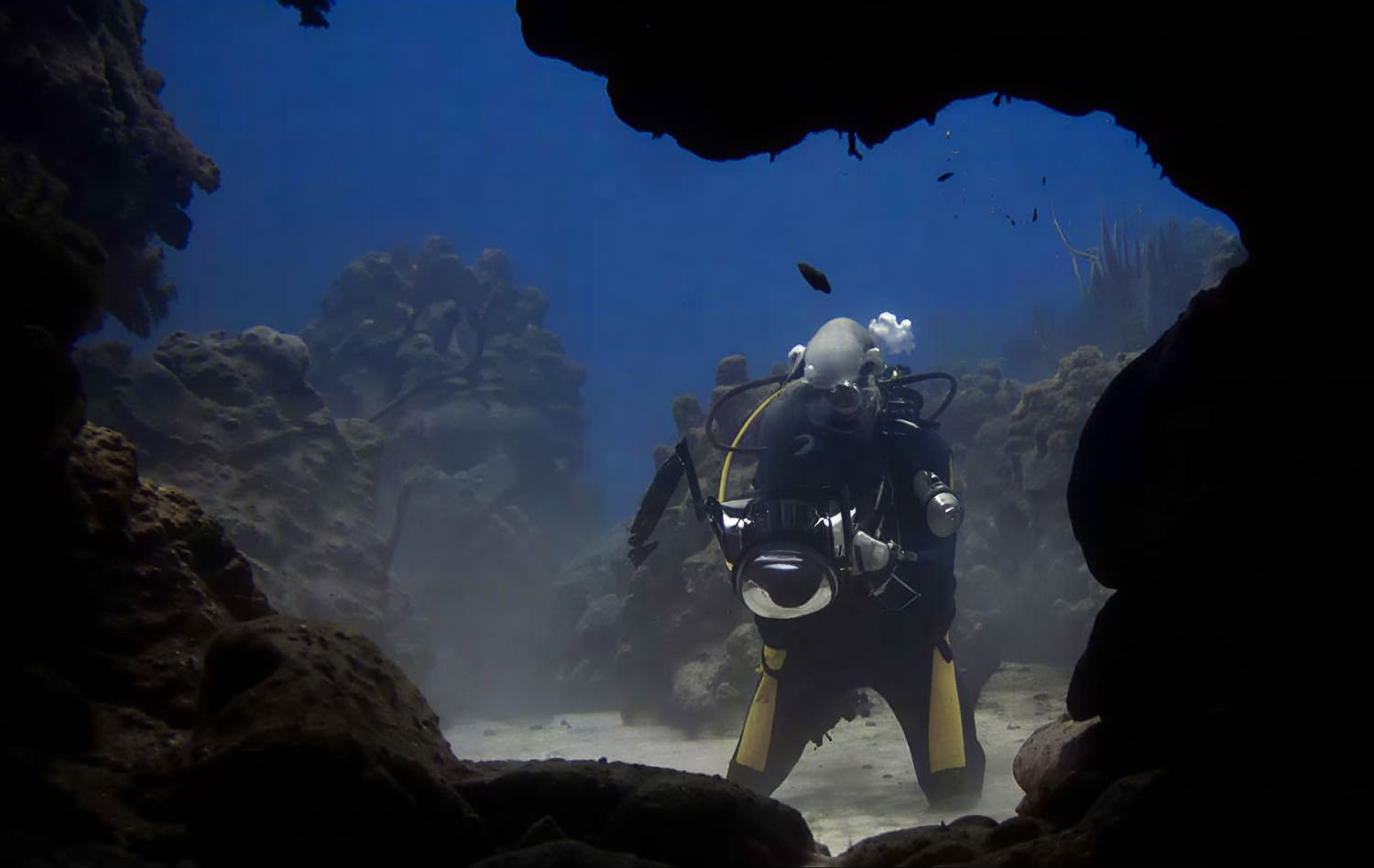 Gevorderde Open Water-duiker