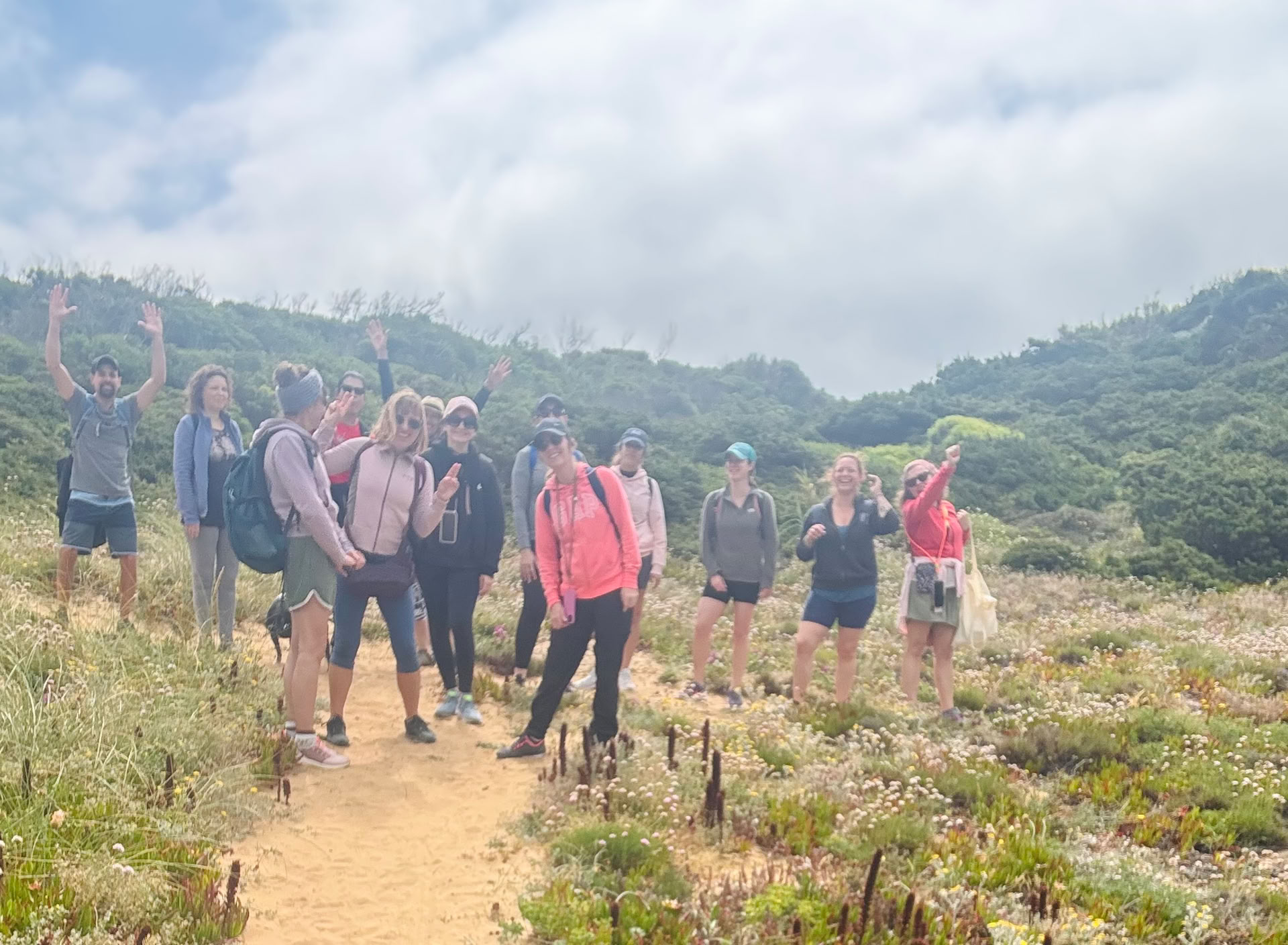 3-daagse vreugdevolle yoga- en wandelretreat in de natuur in Cascais, Portugal