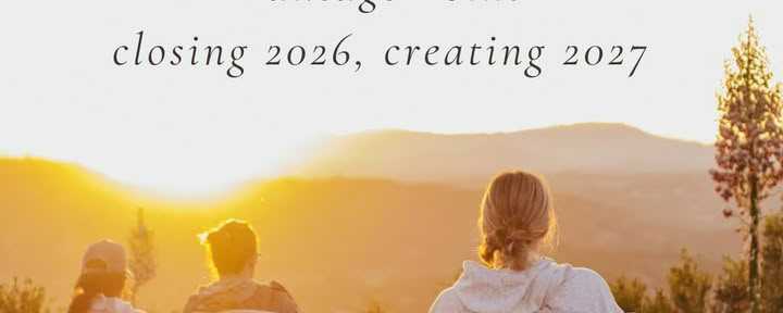 December Oaks Retreat: Uitkijkpunt, 2026 Afsluiten, 2027 Creëren