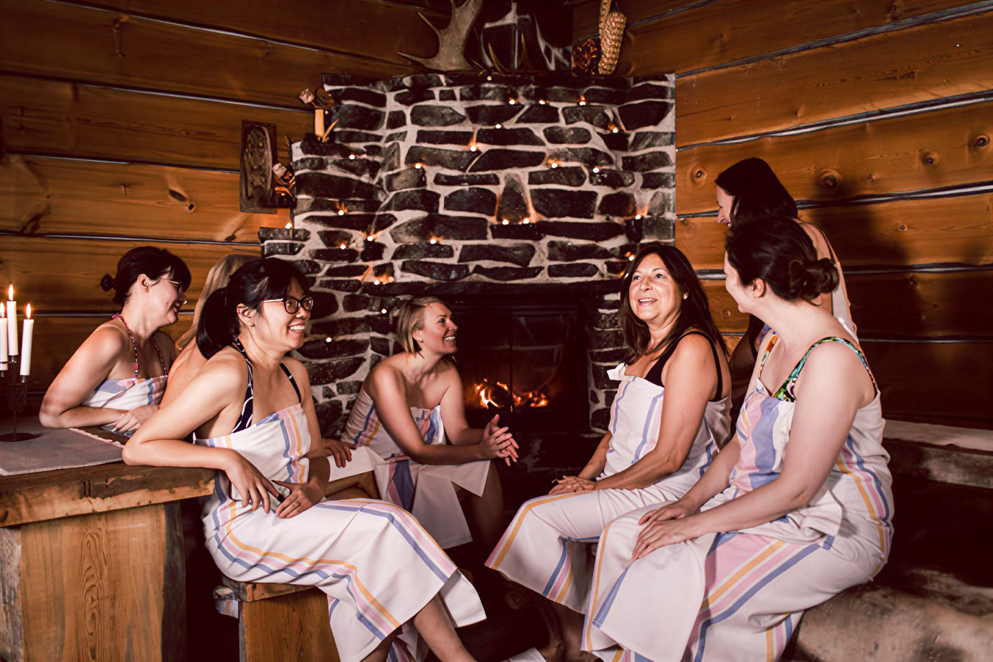 Saunaritueel voor vrouwen (vrijgezellenfeesten, andere gelegenheden)