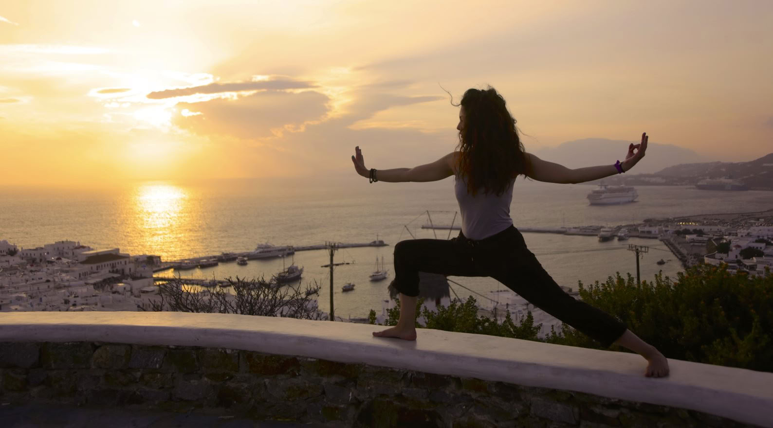 Zonsondergangyoga