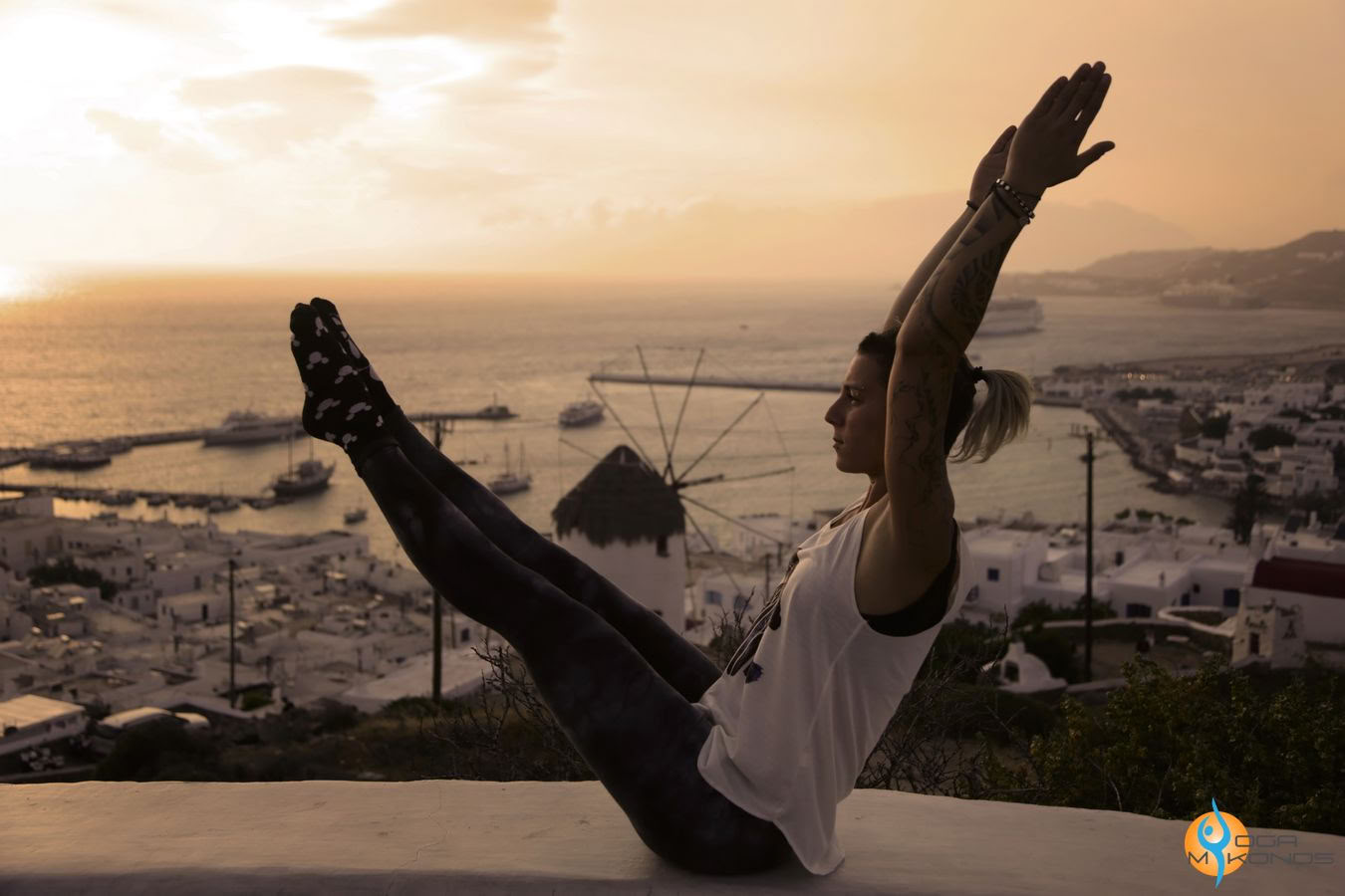Zonsondergangyoga