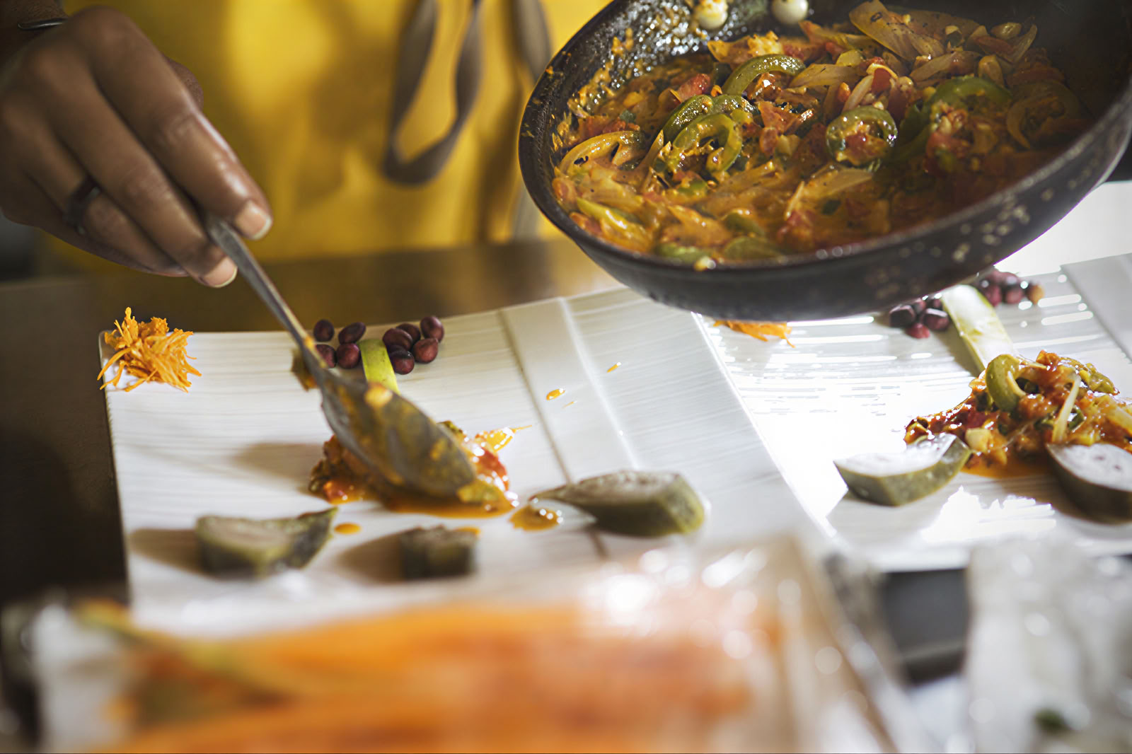 Kookshow van boer tot bord van Zimbali