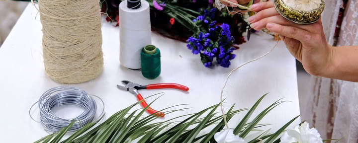 Bloemenkransworkshop