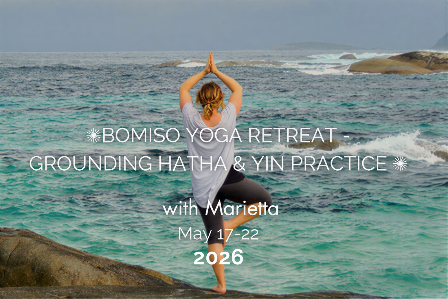 BOMISO Yoga-retraite – Aardende Hatha- en Yin-beoefening