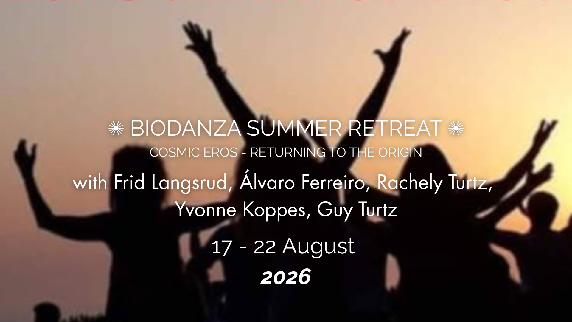 Biodanza-zomerretreat