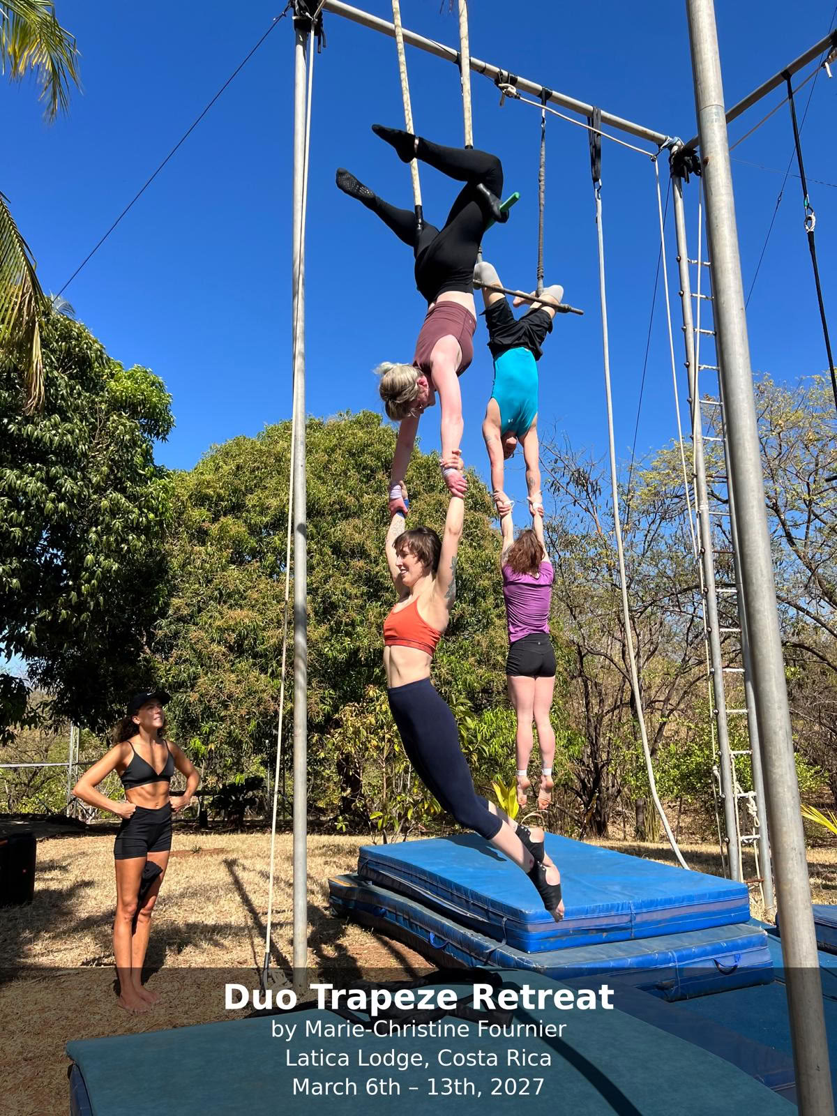 Vliegende trapeze retraite