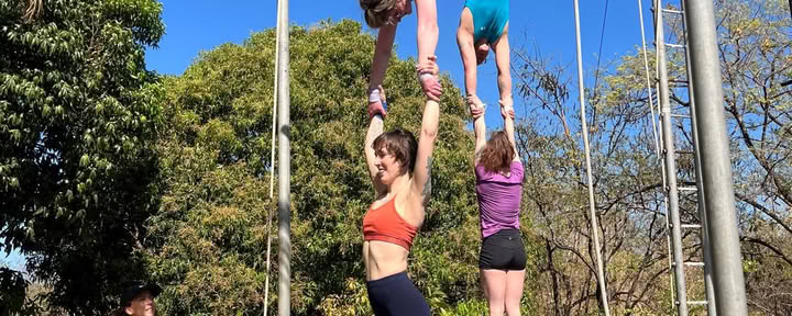 Vliegende trapeze retraite