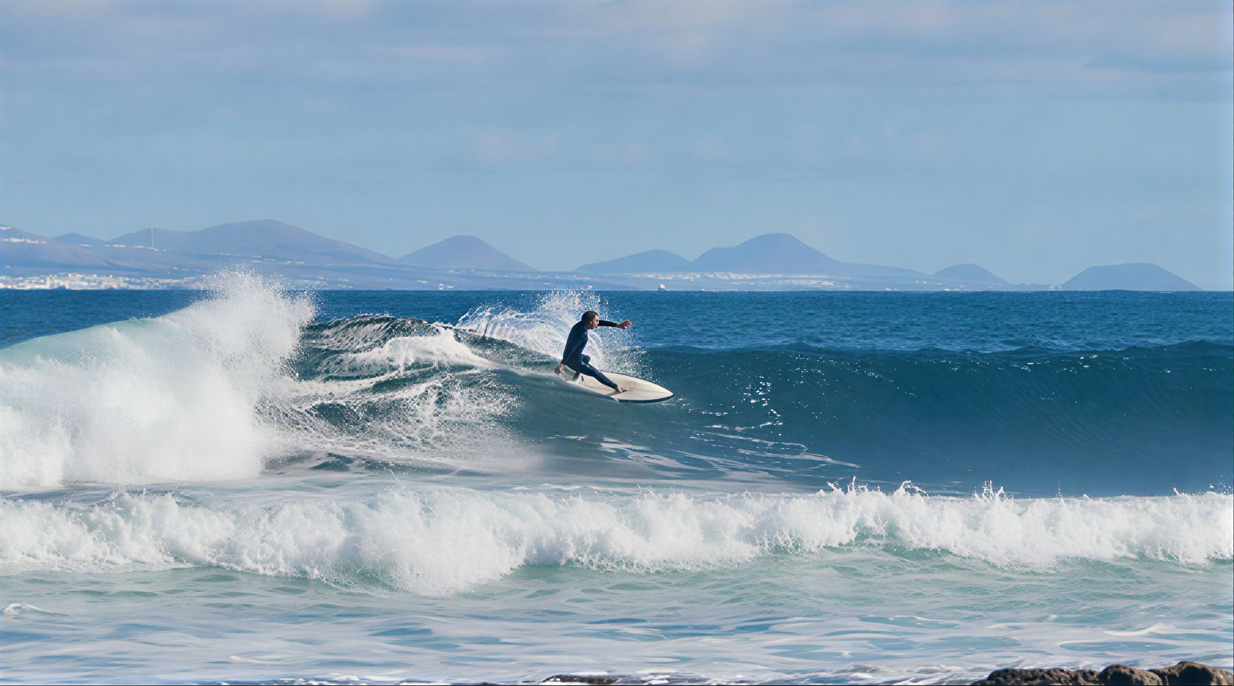Solo-retraite: Elke dag surfen