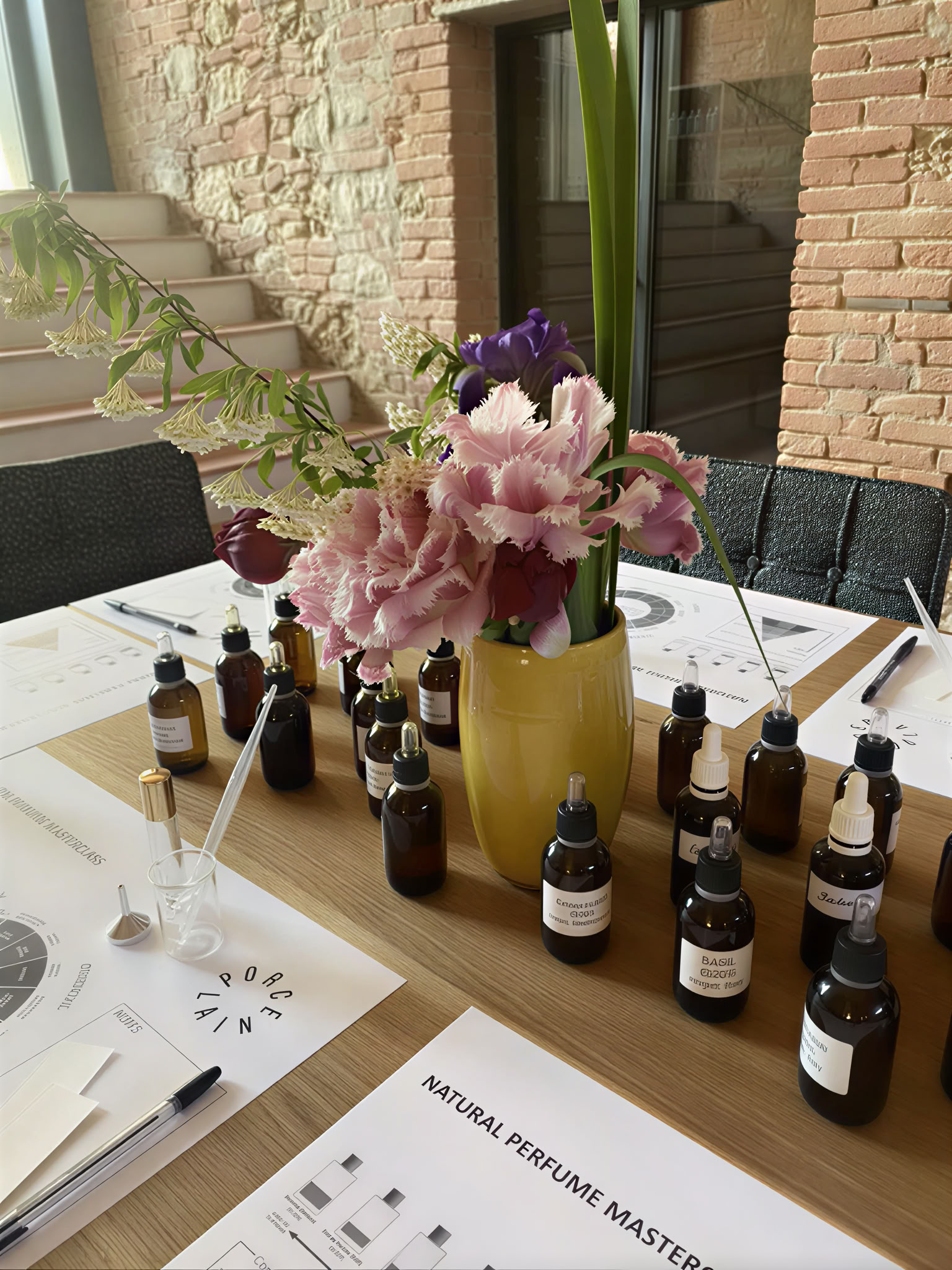 Natuurlijke Parfumworkshop met Porselein