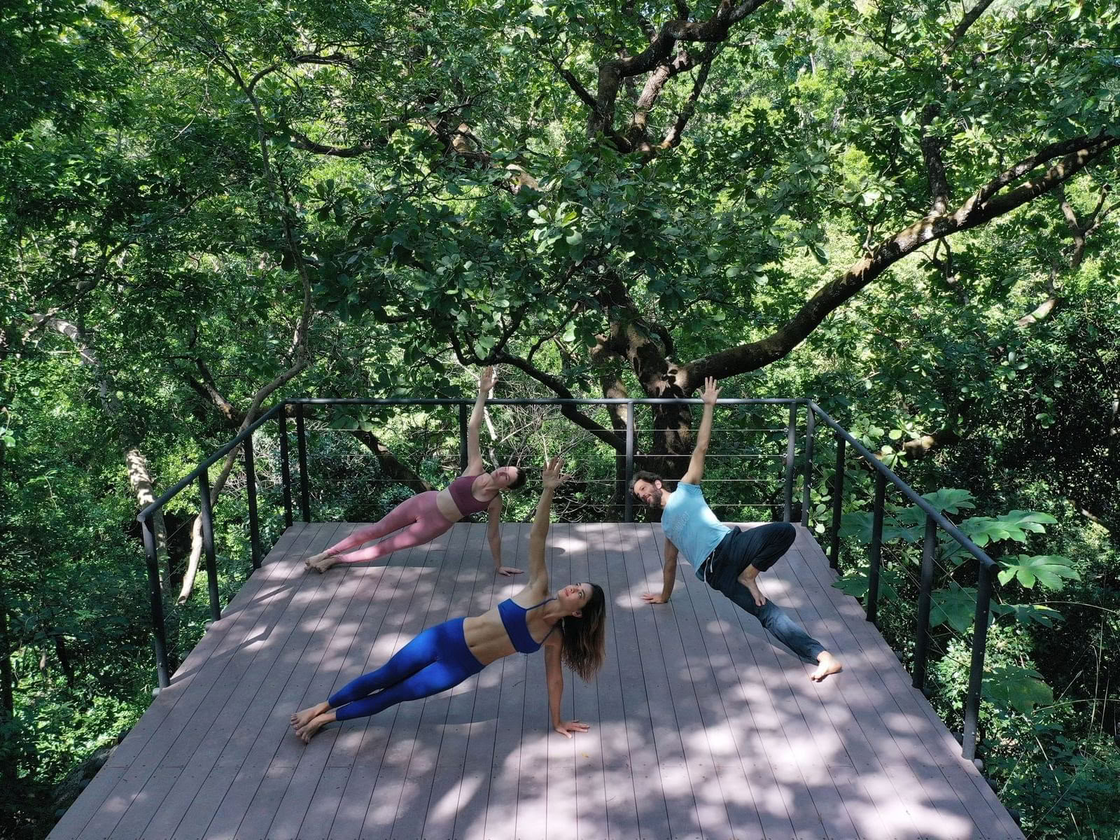 Yoga op de klif