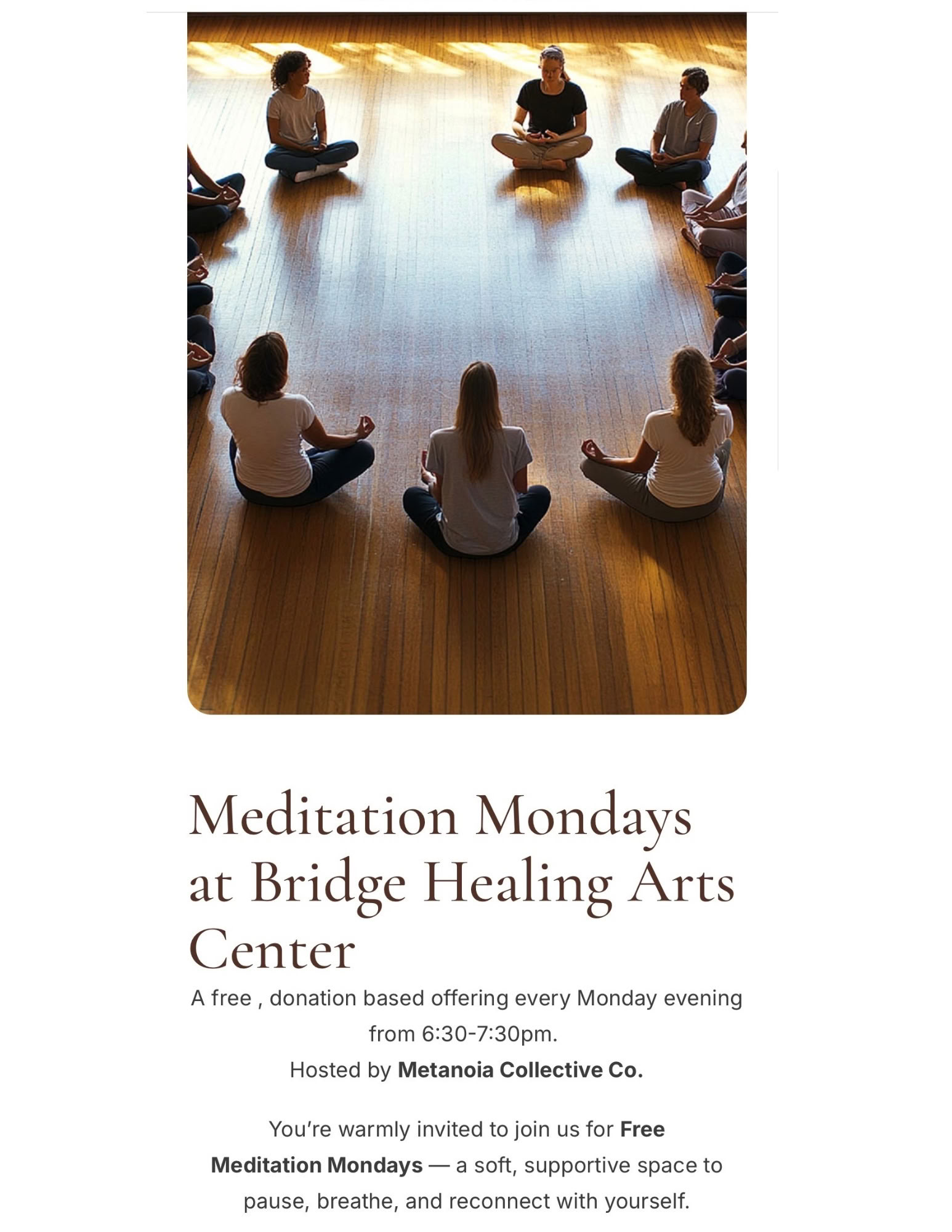 Meditatiemondagen