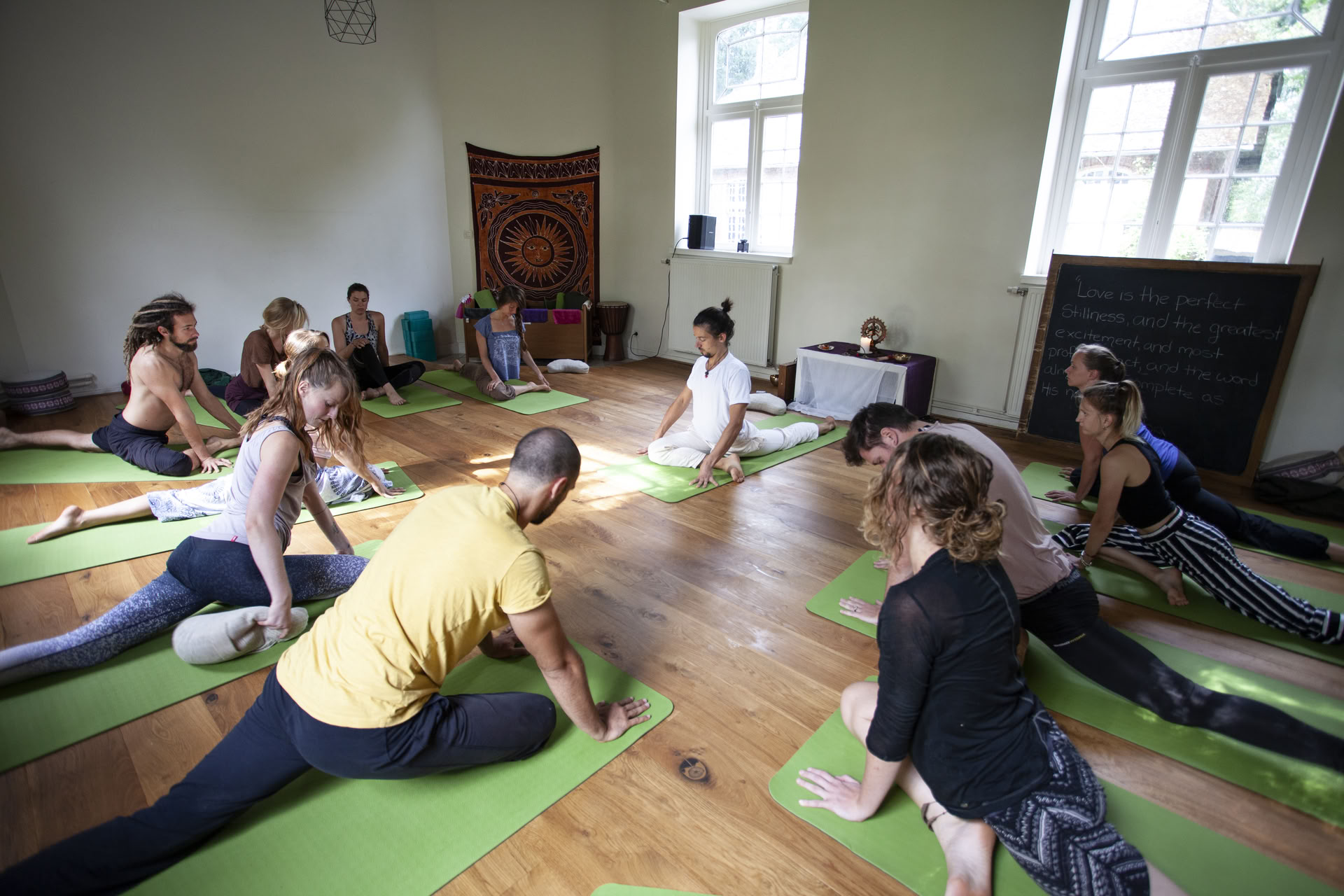 Yoga- en meditatieretraite: terug naar de bron
