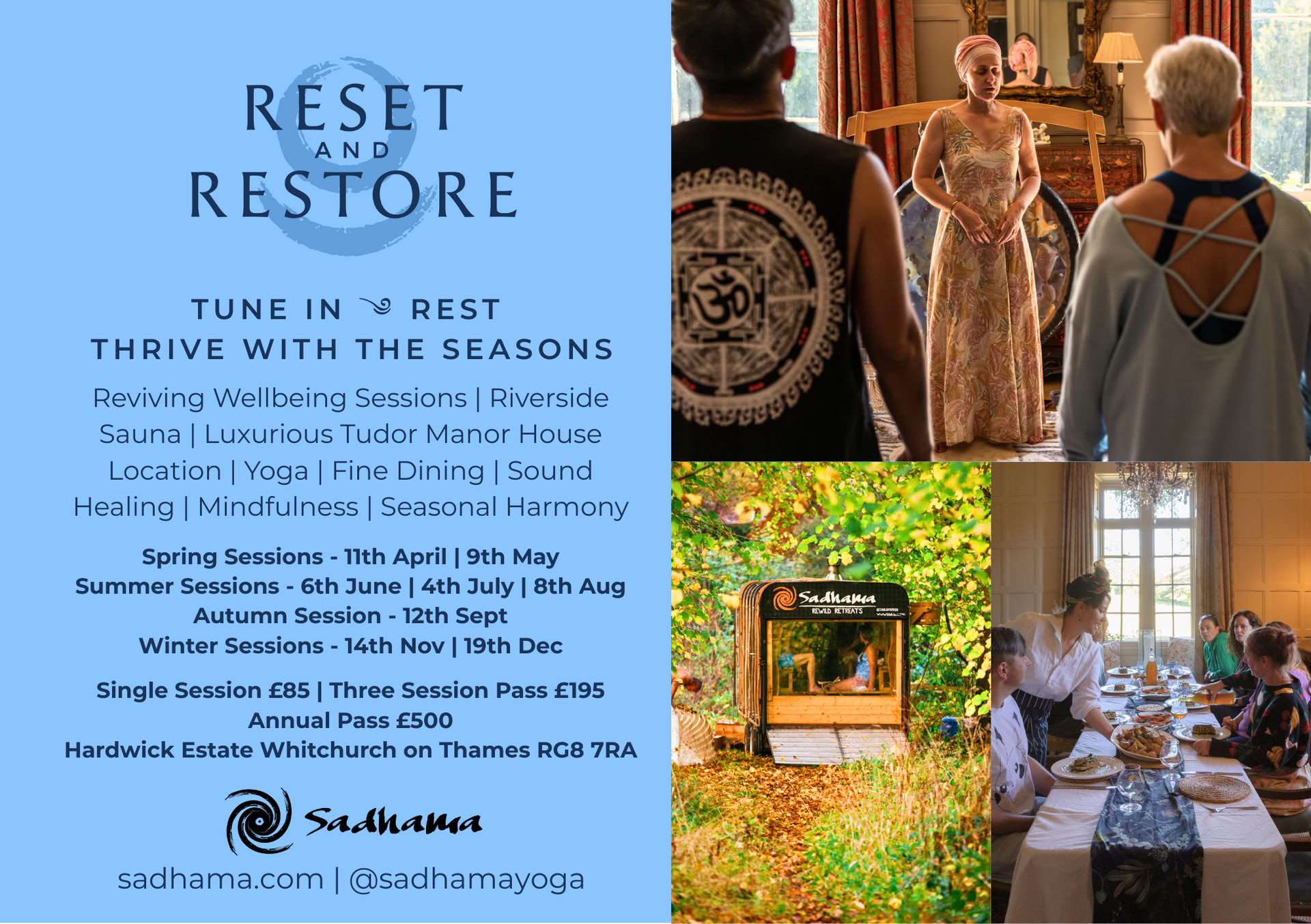 Reset en herstel – Twilight Supper Club-retreats