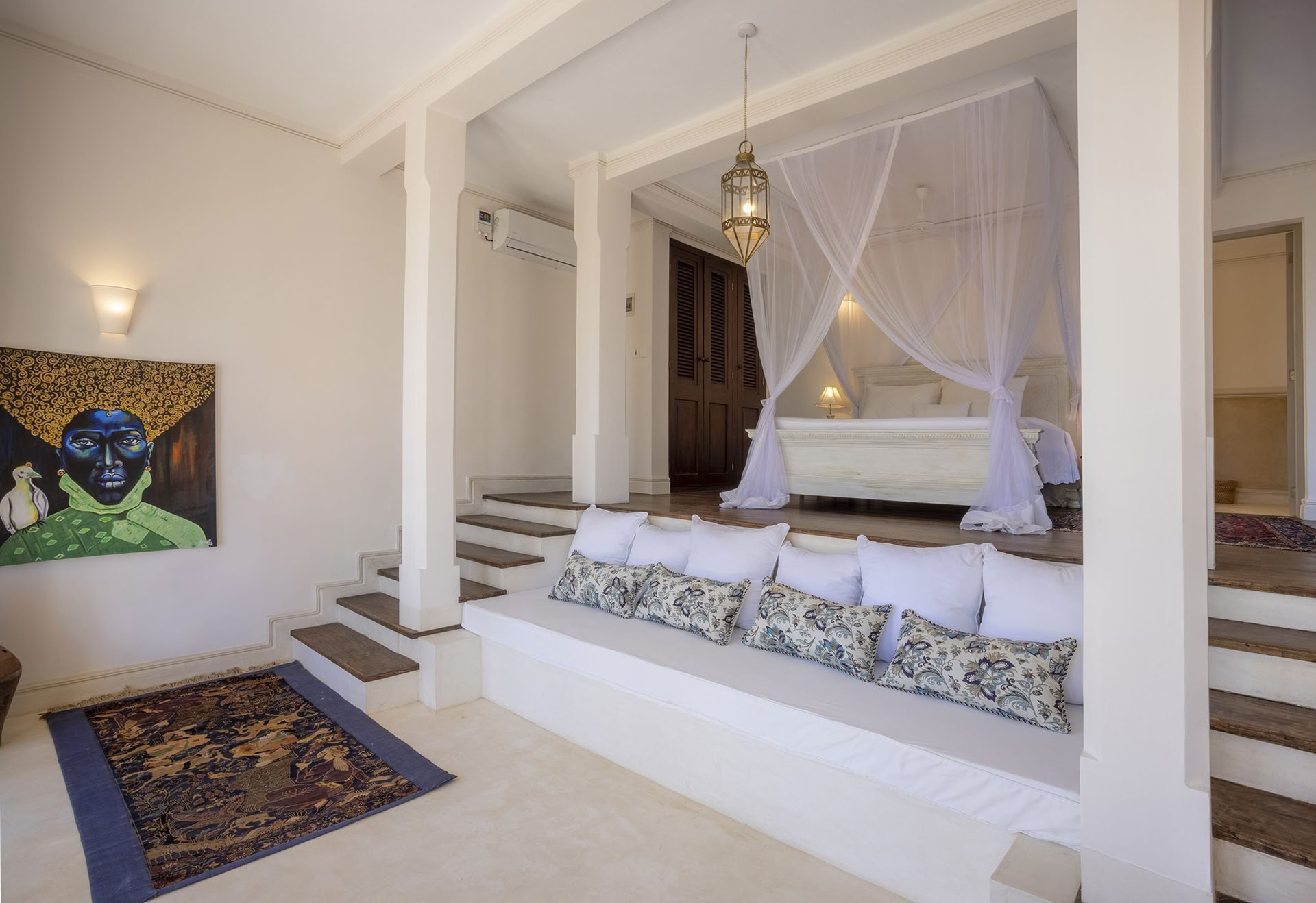 Keniaanse yoga- en safariretreatkamers