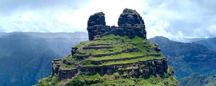 Heilige Waqrapukara-trek met Andes-sjamaan (2 dagen)