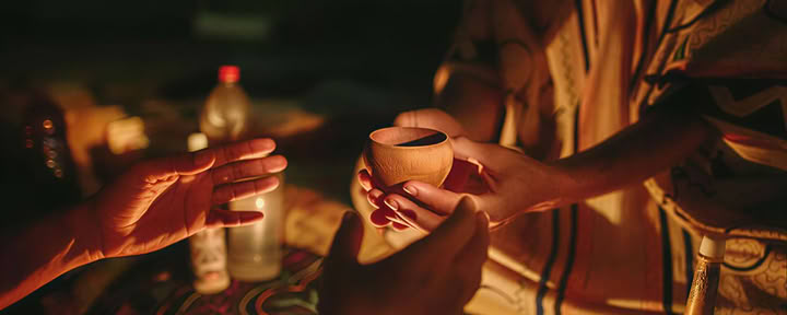 Privé Ayahuasca-ceremonie met reiniging (hele dag) Ayahuasca-ceremonie met reiniging (privé, hele dag) 1 Ayahuasca-sessie