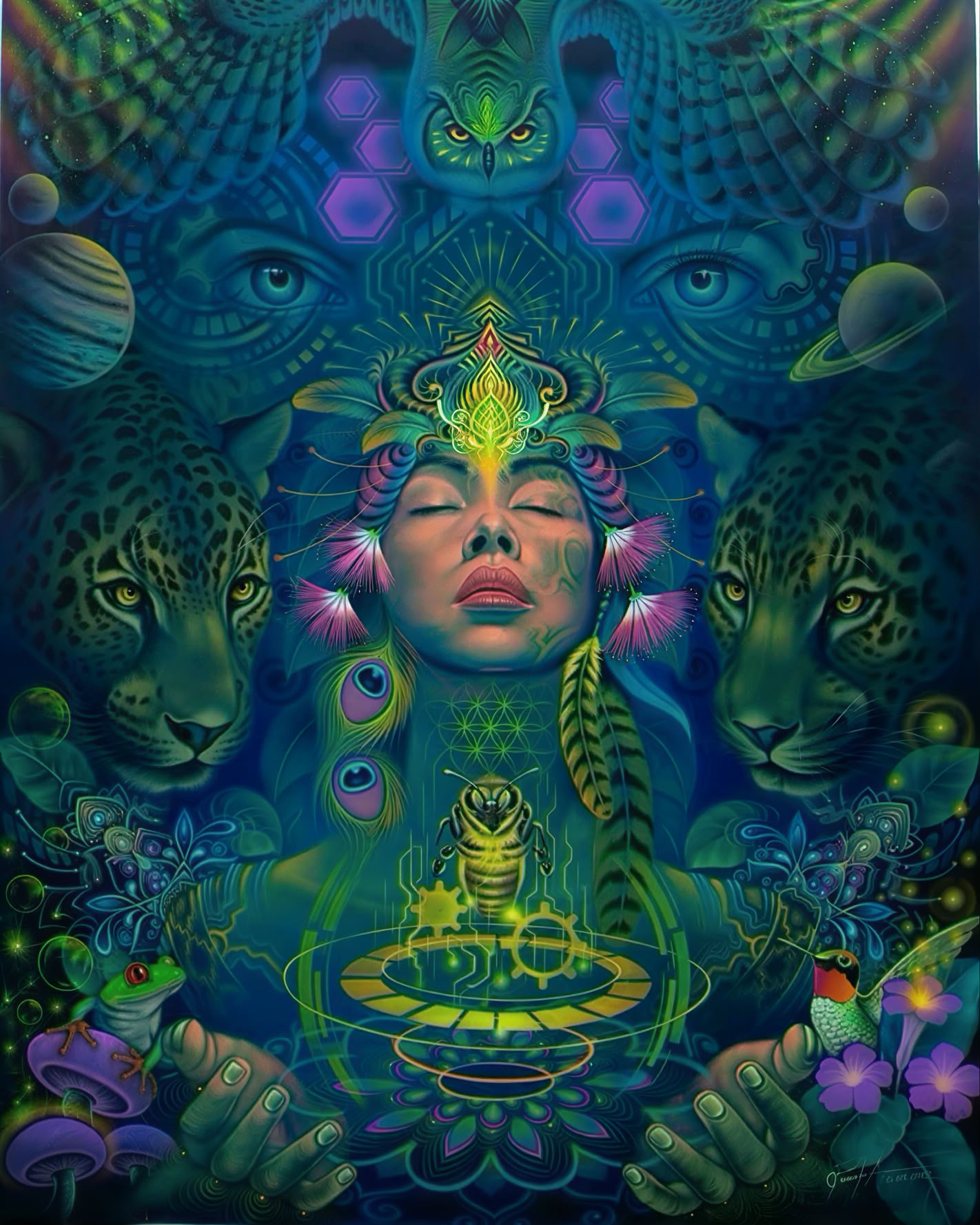 Temazcal en peyote-mescaline