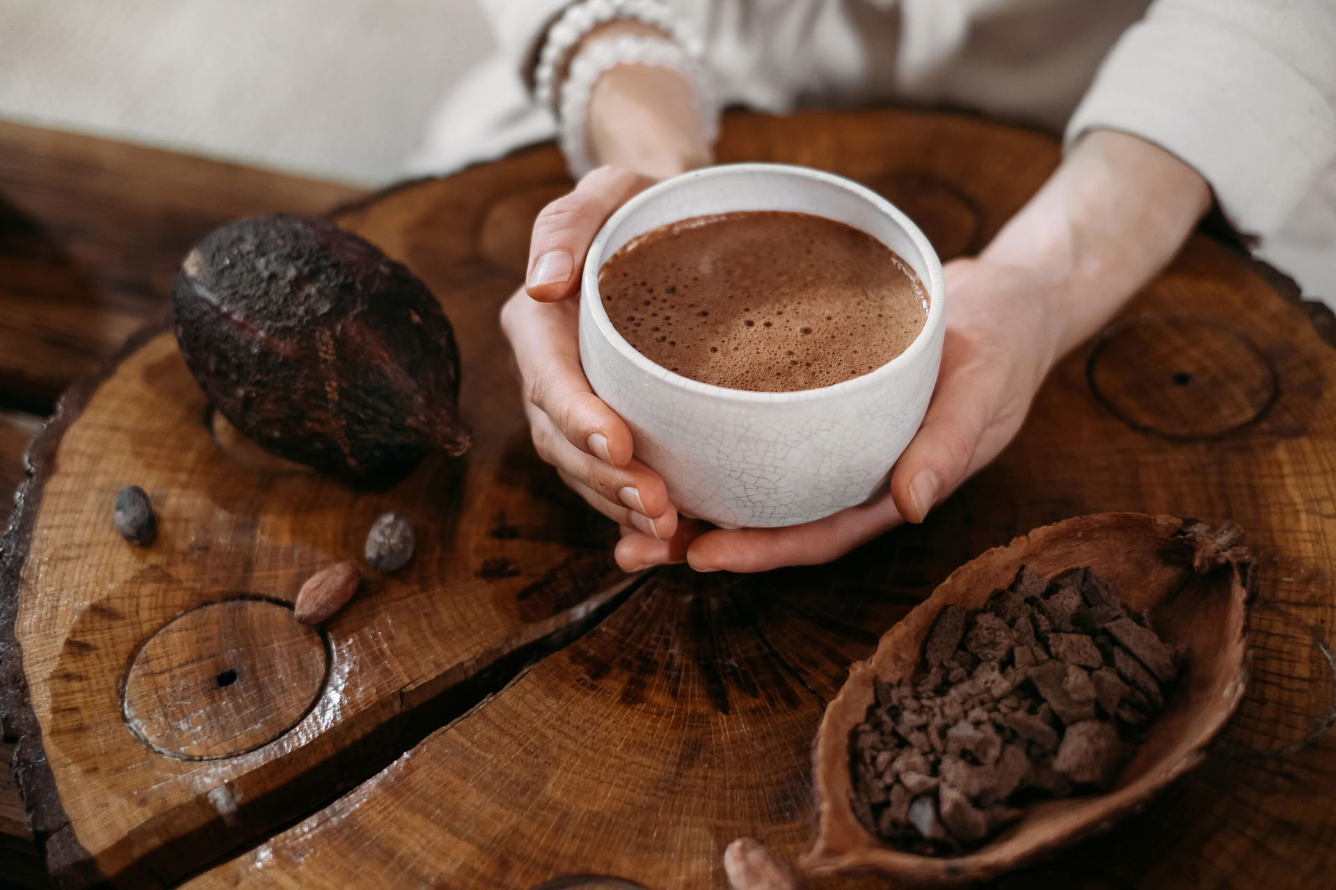 De wereld van cacao en plantaardige lekkernijen