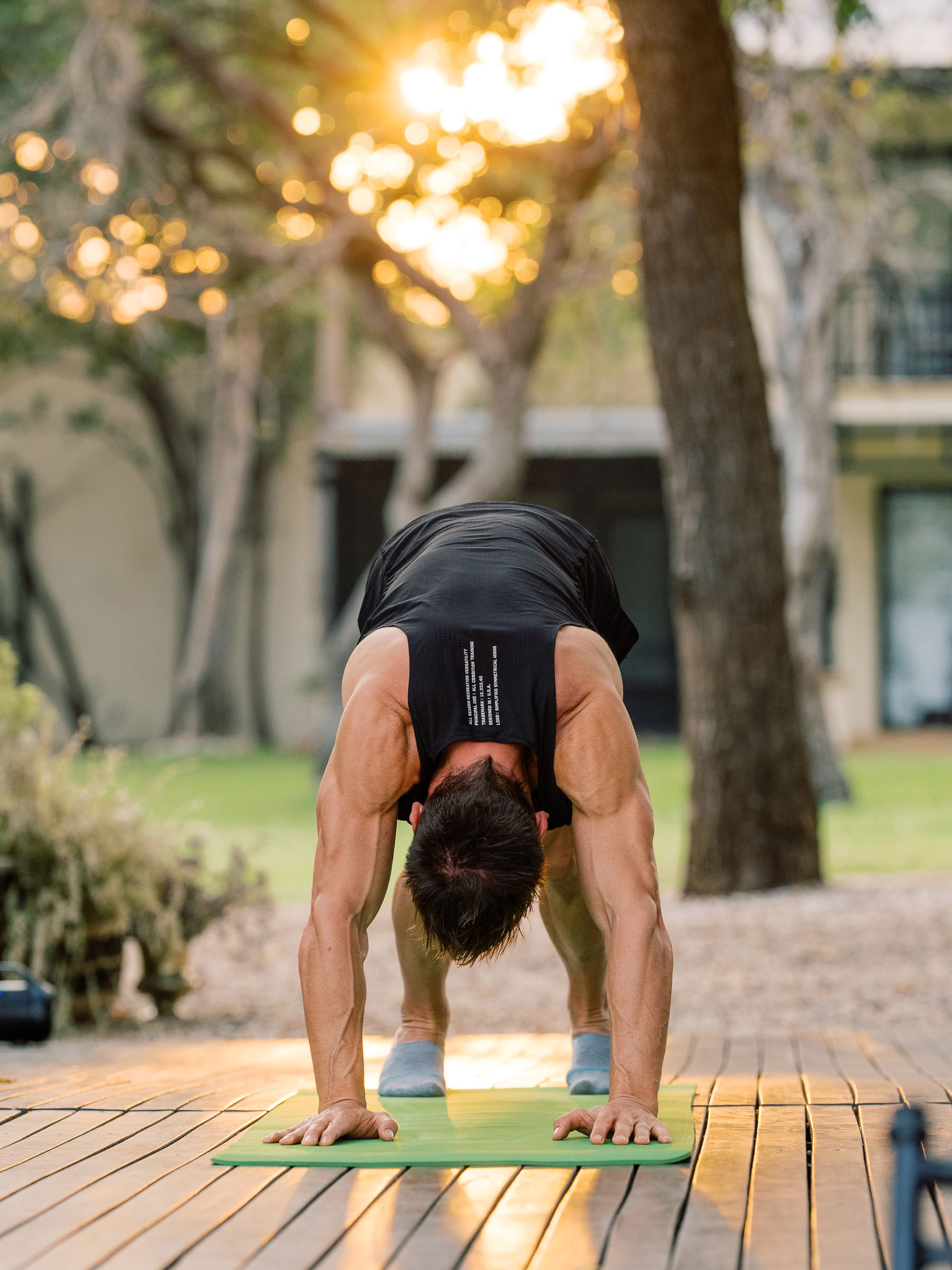 Yoga met olifanten