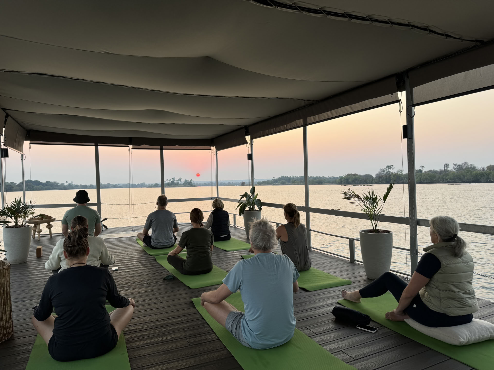 Yoga aan de Zambezi