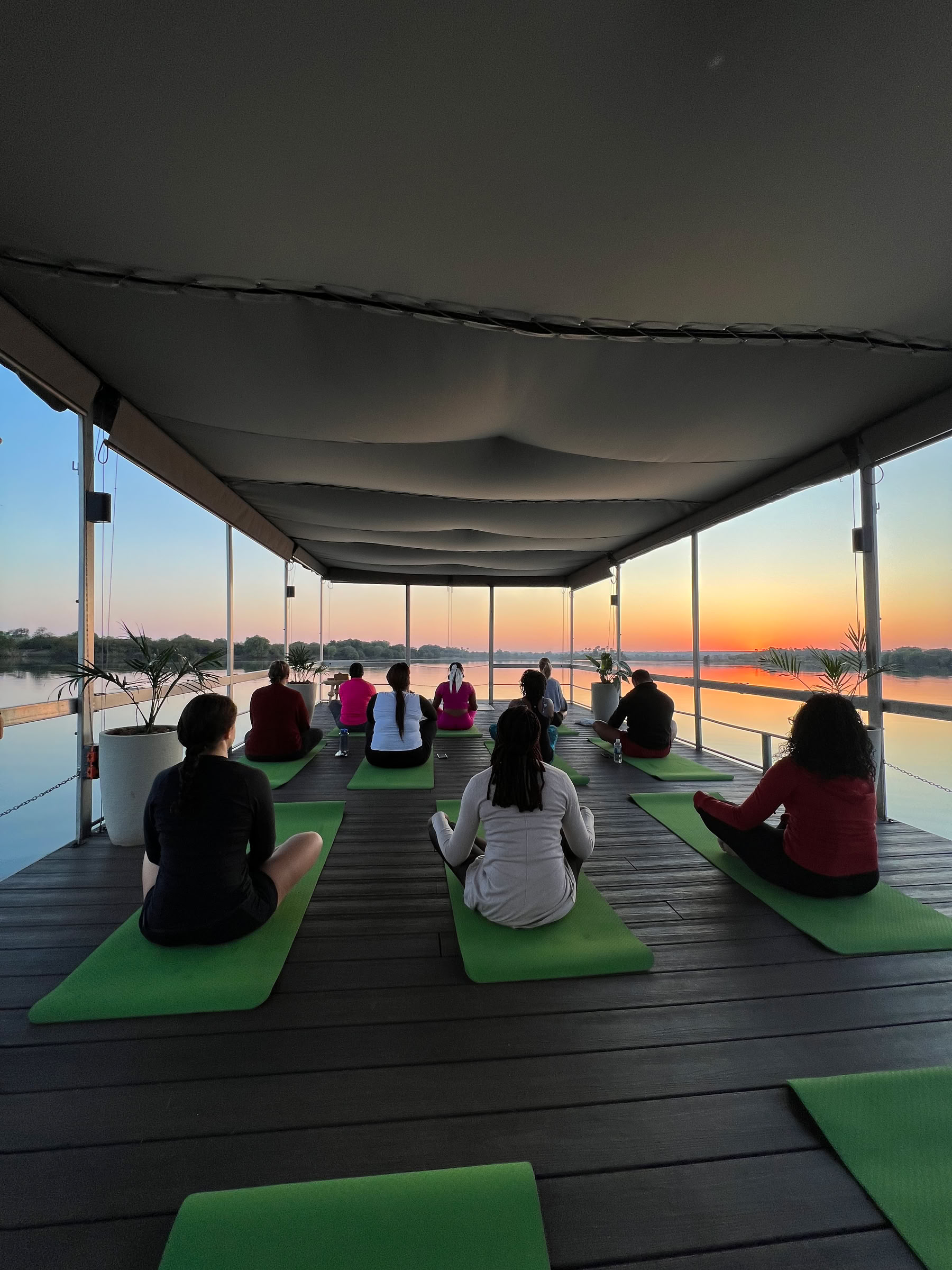 Yoga aan de Zambezi