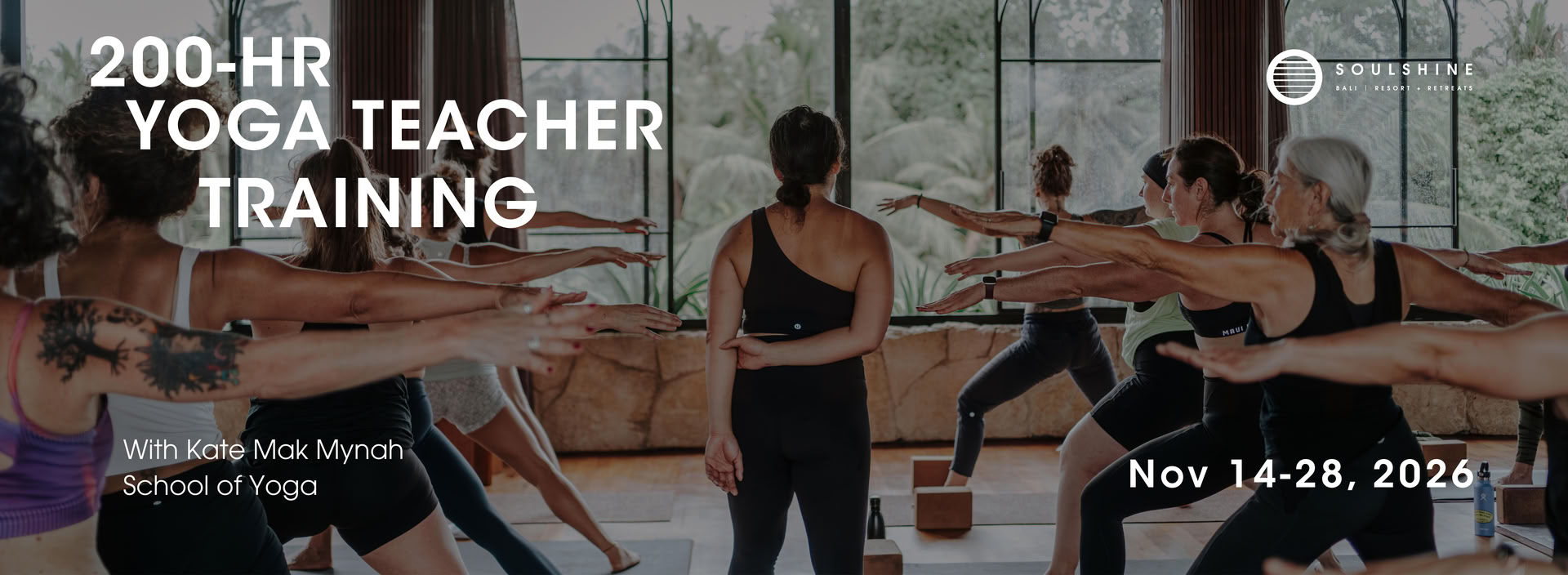 200-ur Soulshine Signature Yoga-lerarenopleiding | Bali, Indonesië