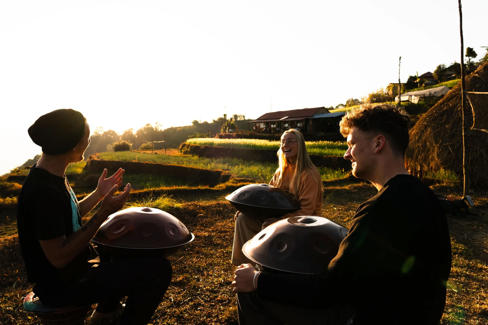 Retraite voor het leren van handpan