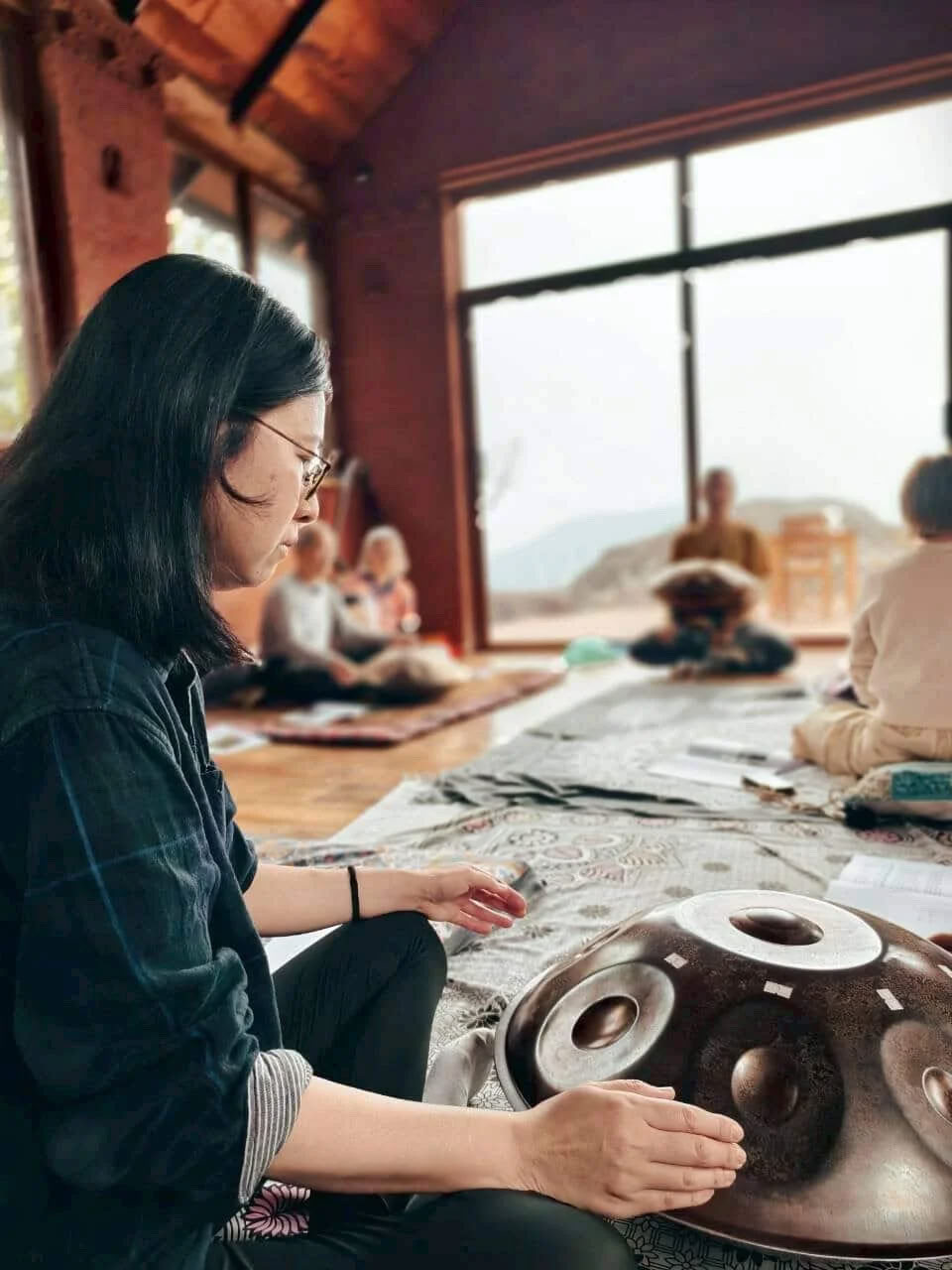 Retraite voor het leren van handpan